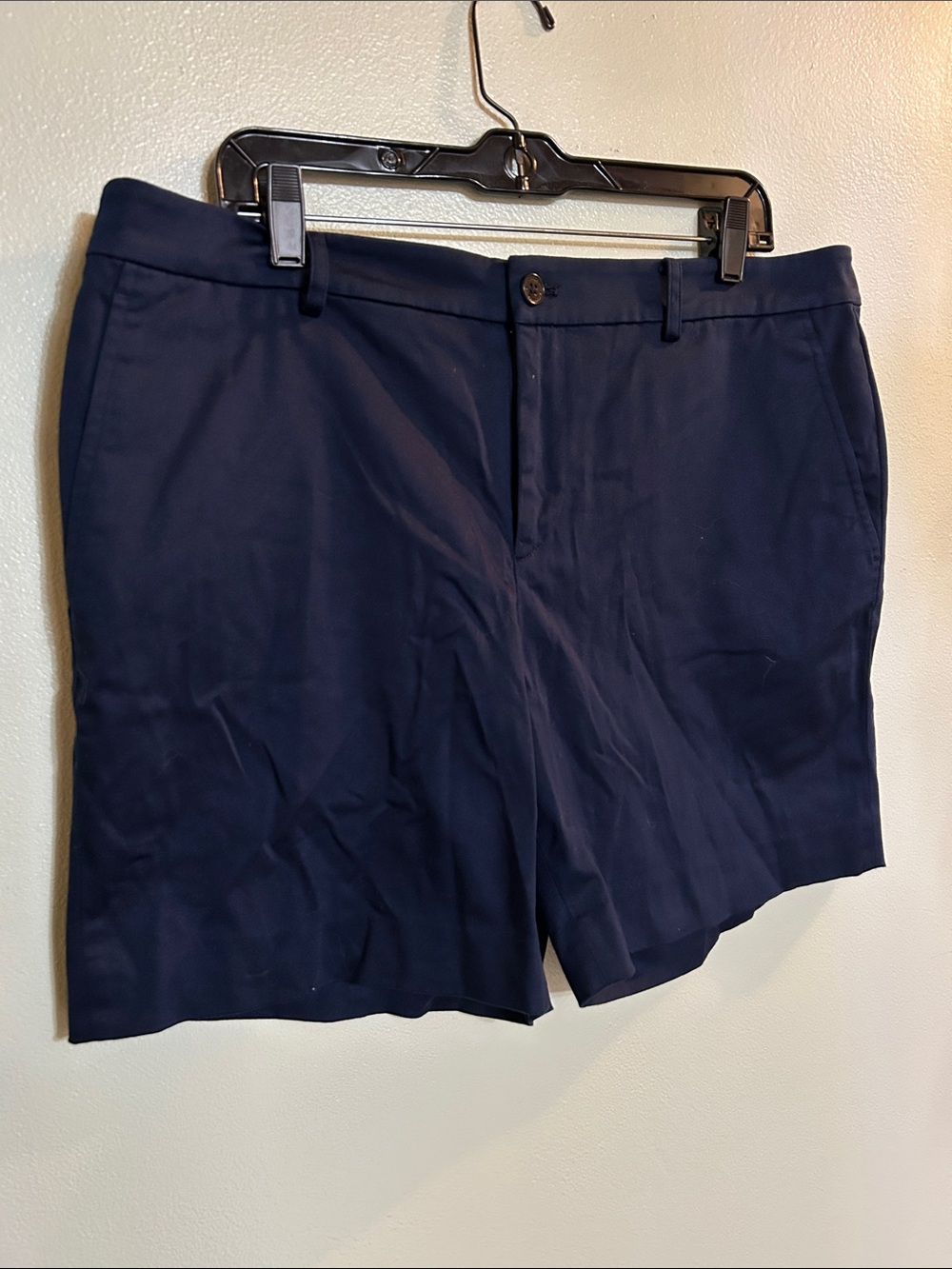 Ralph Lauren Navy Flat-Front Men's Shorts